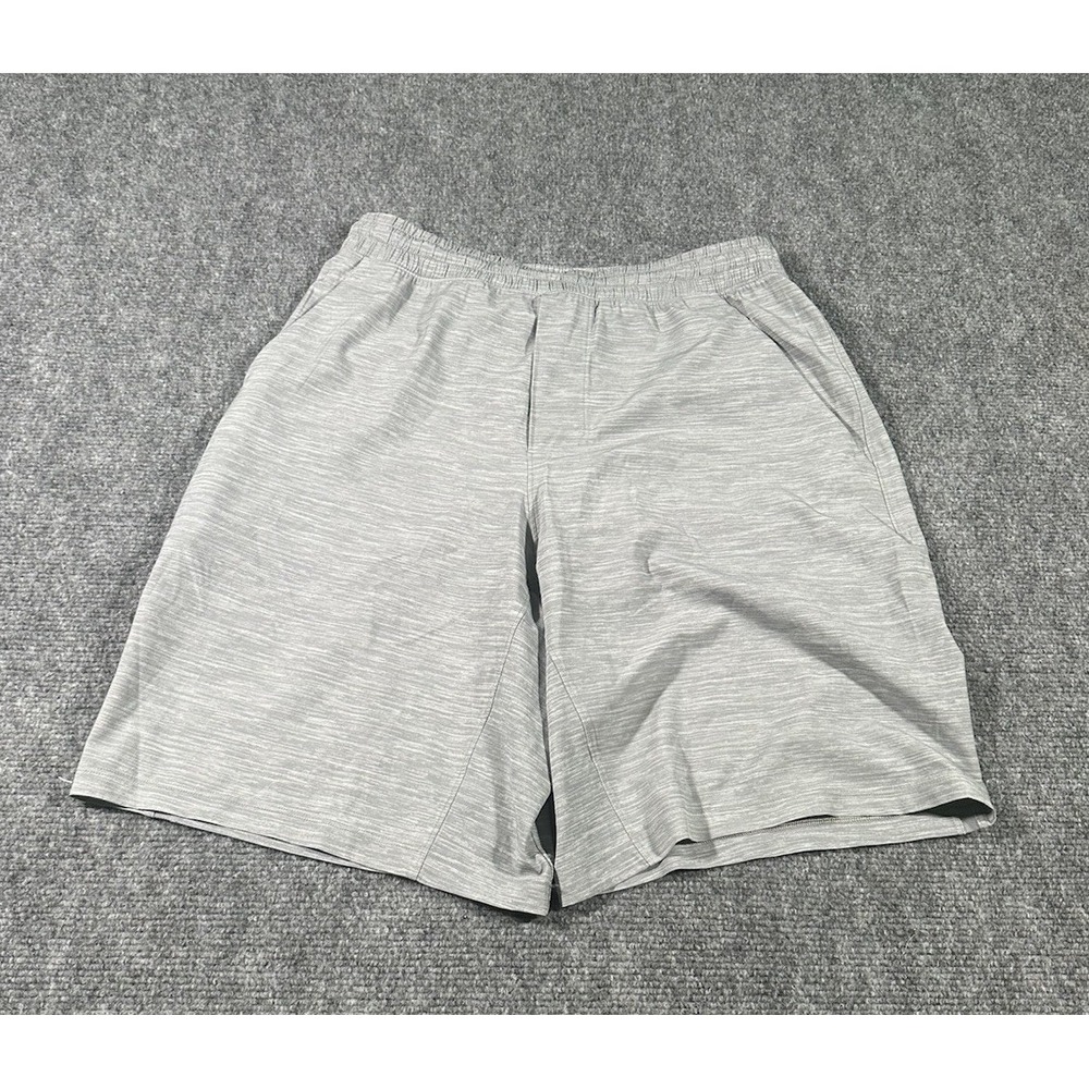Lululemon Shorts Mens Small Gray Pace Breaker Lined 9" Inseam Gym LM7AL4S